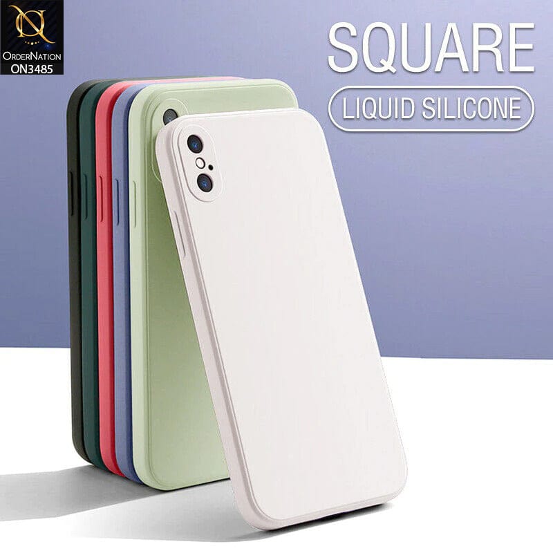 Samsung Galaxy A21s Cover - Light Green - ONation Silica Gel Series - HQ Liquid Silicone Elegant Colors Camera Protection Soft Case