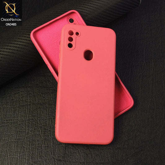 Samsung Galaxy M11 Cover - Red - ONation Silica Gel Series - HQ Liquid Silicone Elegant Colors Camera Protection Soft Case