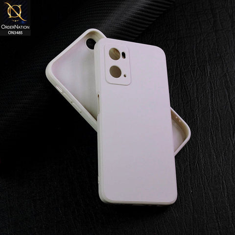 Oppo A36 Cover - Off-White (Not Pure White) - ONation Silica Gel Series - HQ Liquid Silicone Elegant Colors Camera Protection Soft Case