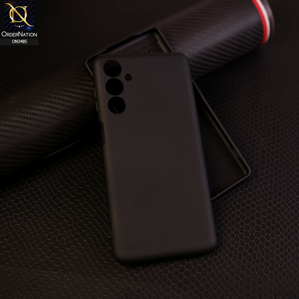 Samsung Galaxy A54 - Black - ONation Silica Gel Series - HQ Liquid Silicone Elegant Colors Camera Protection Soft Case