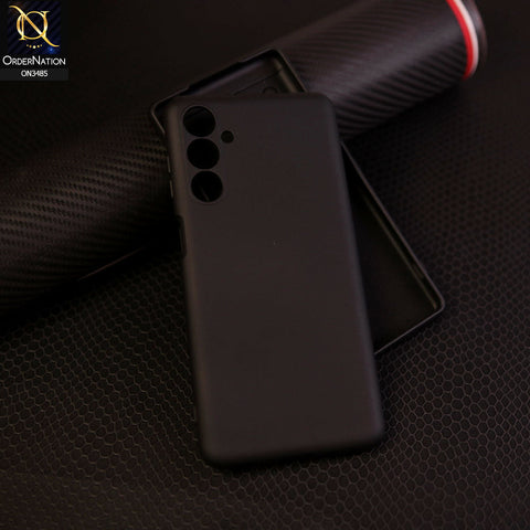 Samsung Galaxy A54 - Black - ONation Silica Gel Series - HQ Liquid Silicone Elegant Colors Camera Protection Soft Case