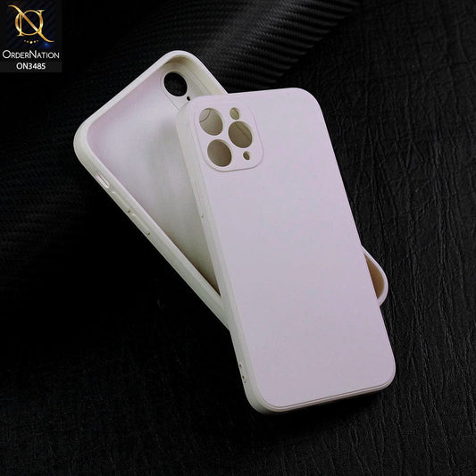 iPhone 11 Pro Cover - Off-White (Not Pure White) - ONation Silica Gel Series - HQ Liquid Silicone Elegant Colors Camera Protection Soft Case