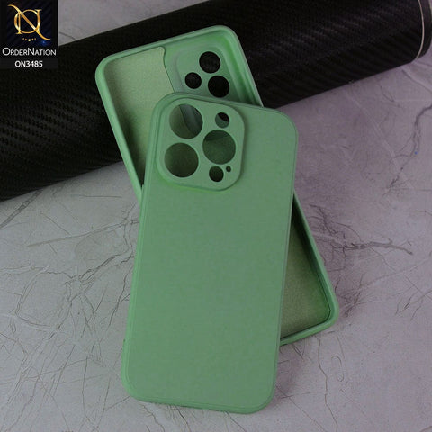 Samsung Galaxy A50 Cover - Light Green - ONation Daisy Series - HQ Liquid Silicone Elegant Colors Camera Protection Soft Case ( Fast Delivery )