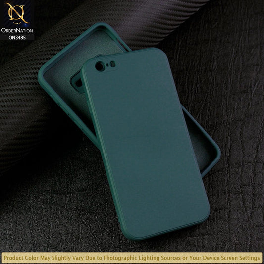 iPhone 6S / 6 Cover - Dark Green - ONation Silica Gel Series - HQ Liquid Silicone Elegant Colors Camera Protection Soft Case