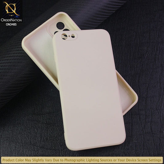 iPhone 6s Plus / 6 Plus Cover - Off White - ONation Silica Gel Series - HQ Liquid Silicone Elegant Colors Camera Protection Soft Case