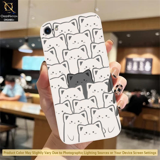 iPhone 8 / 7 Cover - ONation Be Different Series - HQ Liquid Silicone Elegant Colors Camera Protection Soft Case (Fast Delivery) (H)