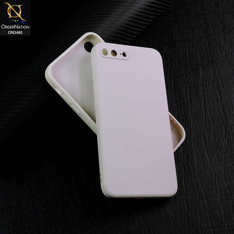 iPhone 8 Plus / 7 Plus Cover - Off-White (Not Pure White) - ONation Silica Gel Series - HQ Liquid Silicone Elegant Colors Camera Protection Soft Case