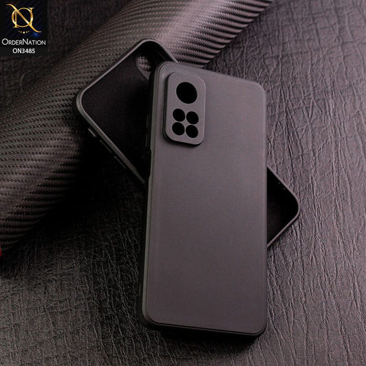 Xiaomi Mi 10T Cover - Black - ONation Silica Gel Series - HQ Liquid Silicone Elegant Colors Camera Protection Soft Case