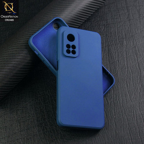 Xiaomi Mi 10T Cover - Blue - ONation Silica Gel Series - HQ Liquid Silicone Elegant Colors Camera Protection Soft Case