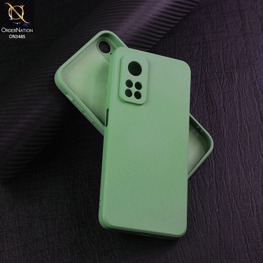 Xiaomi Mi 10T Pro Cover - Light Green - ONation Silica Gel Series - HQ Liquid Silicone Elegant Colors Camera Protection Soft Case