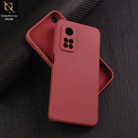 Xiaomi Mi 10T Pro Cover - Red - ONation Silica Gel Series - HQ Liquid Silicone Elegant Colors Camera Protection Soft Case