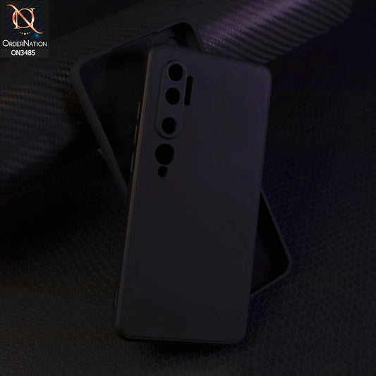Xiaomi Mi CC9 Pro Cover - Black - ONation Silica Gel Series - HQ Liquid Silicone Elegant Colors Camera Protection Soft Case