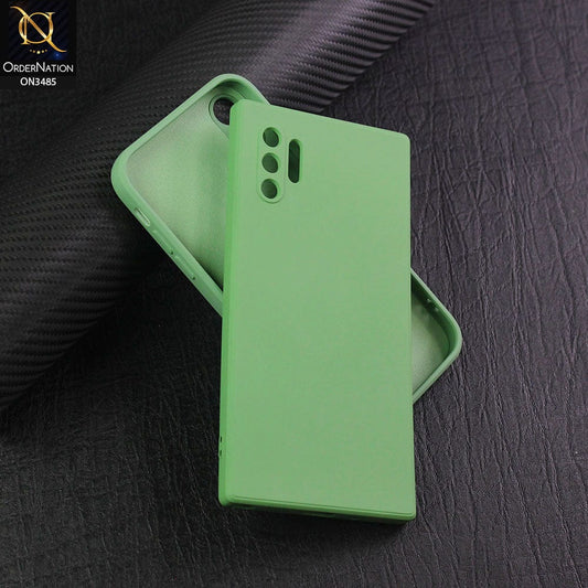 Samsung Galaxy Note 10 Plus Cover - Light Green - ONation Silica Gel Series - HQ Liquid Silicone Elegant Colors Camera Protection Soft Case