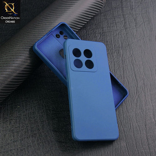 OnePlus 10 Pro Cover - Blue - ONation Silica Gel Series - HQ Liquid Silicone Elegant Colors Camera Protection Soft Case