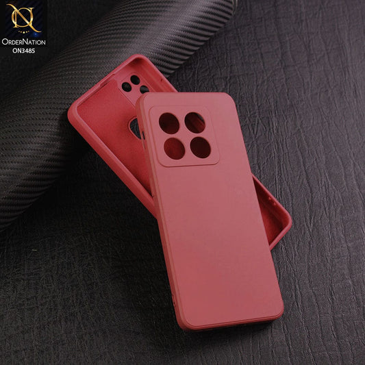 OnePlus 10 Pro Cover - Red - ONation Silica Gel Series - HQ Liquid Silicone Elegant Colors Camera Protection Soft Case