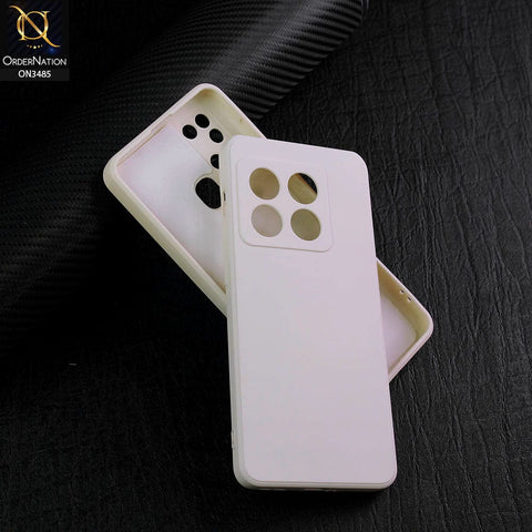 OnePlus 10 Pro Cover - Off-White (Not Pure White) - ONation Bold Series - HQ Liquid Silicone Elegant Colors Camera Protection Soft Case (fast Delivery )