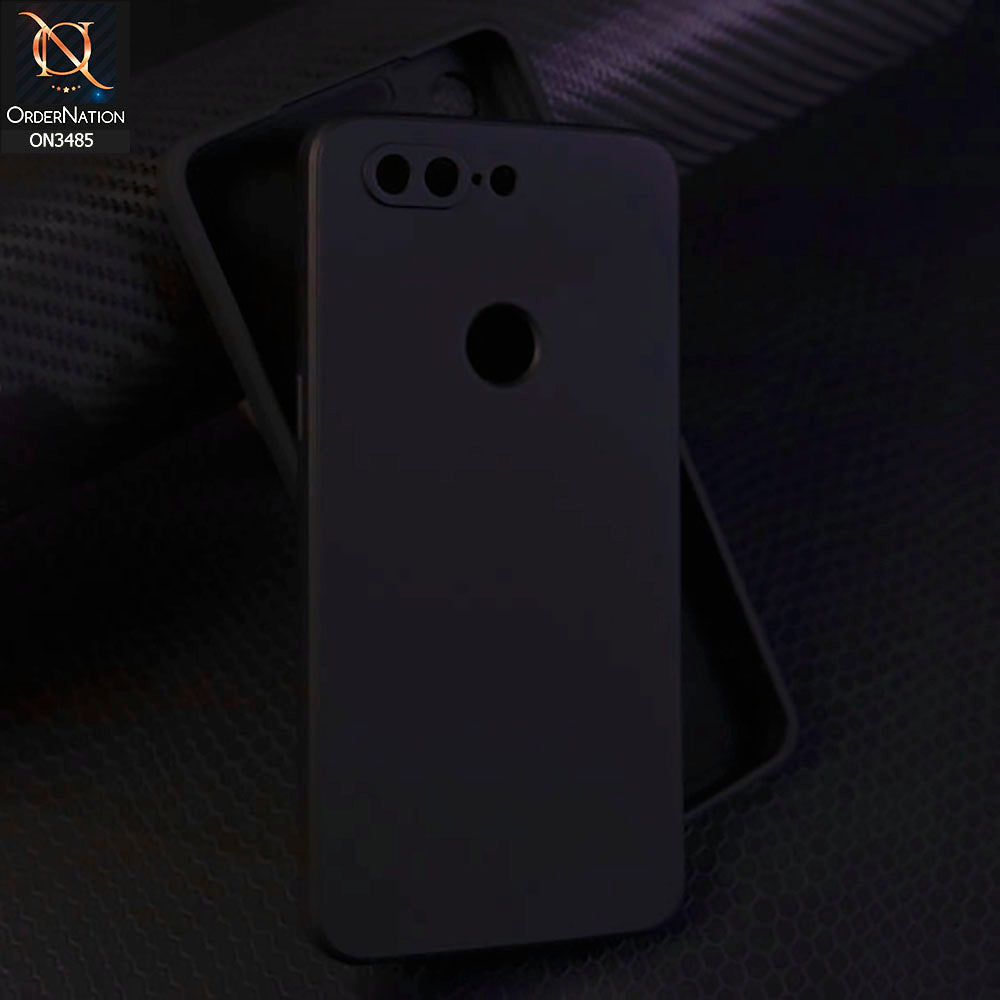 OnePlus 5T Cover - Black - ONation Silica Gel Series - HQ Liquid Silicone Elegant Colors Camera Protection Soft Case