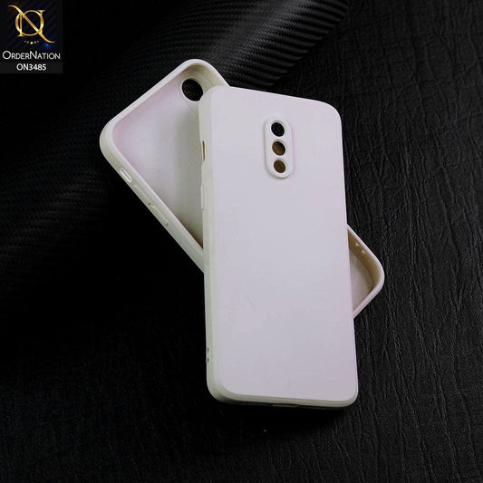 OnePlus 7 Cover - Off-White (Not Pure White) - ONation Silica Gel Series - HQ Liquid Silicone Elegant Colors Camera Protection Soft Case