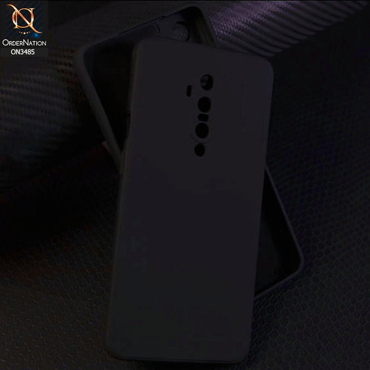 OnePlus 7T Pro Cover - Black - ONation Silica Gel Series - HQ Liquid Silicone Elegant Colors Camera Protection Soft Case