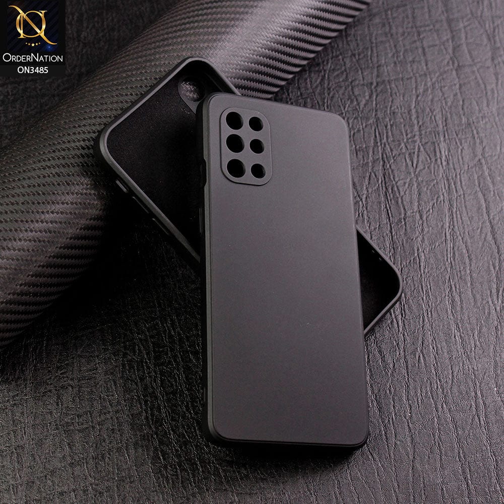 OnePlus 8T Cover - Black - ONation Silica Gel Series - HQ Liquid Silicone Elegant Colors Camera Protection Soft Case