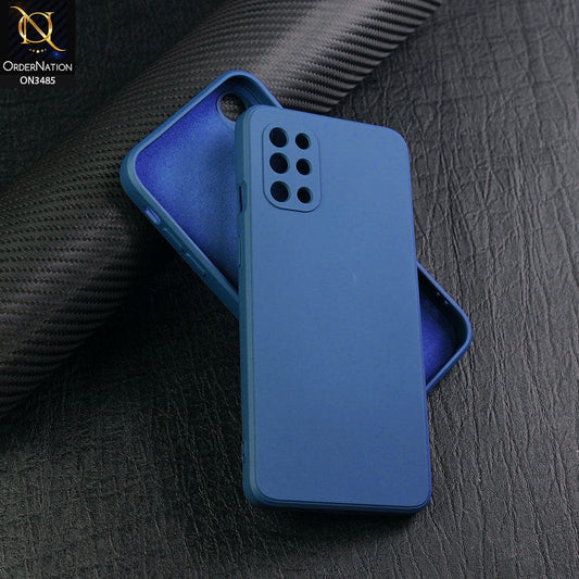 OnePlus 8T Cover - Blue - ONation Silica Gel Series - HQ Liquid Silicone Elegant Colors Camera Protection Soft Case