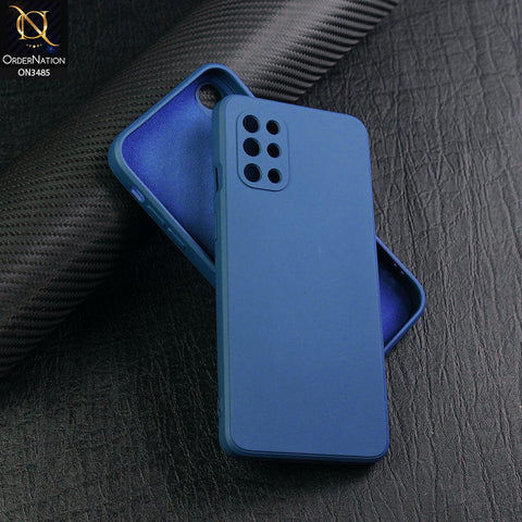 OnePlus 8T Cover - Blue - ONation Silica Gel Series - HQ Liquid Silicone Elegant Colors Camera Protection Soft Case