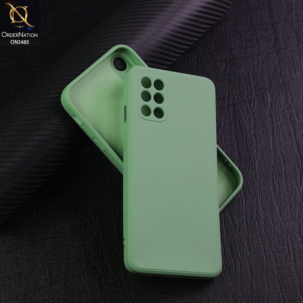 OnePlus 8T Cover - Light Green - ONation Silica Gel Series - HQ Liquid Silicone Elegant Colors Camera Protection Soft Case