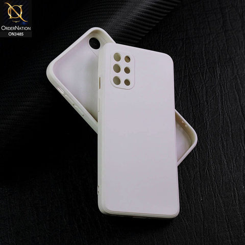 OnePlus 8T Cover - Off-White (Not Pure White) - ONation Bold Series - HQ Liquid Silicone Elegant Colors Camera Protection Soft Case ( Fast Delivery )