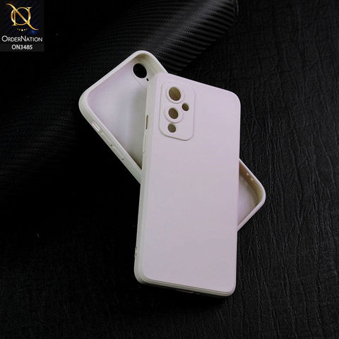 OnePlus 9 Cover - Off-White (Not Pure White) - ONation Bold Series - HQ Liquid Silicone Elegant Colors Camera Protection Soft Case ( Fast Delivery )