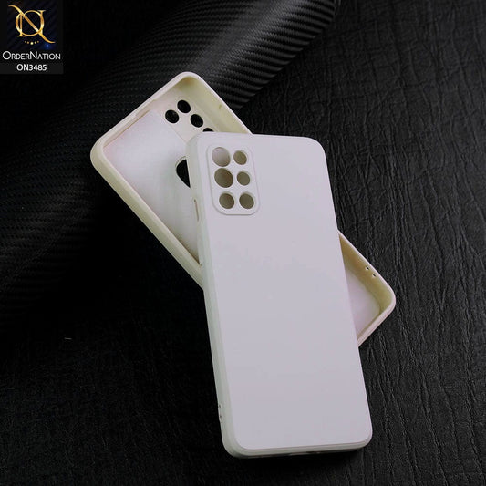 OnePlus 9R Cover - Off-White (Not Pure White) - ONation Silica Gel Series - HQ Liquid Silicone Elegant Colors Camera Protection Soft Case
