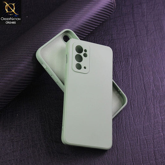 OnePlus 9RT 5G Cover - Light Green - ONation Silica Gel Series - HQ Liquid Silicone Elegant Colors Camera Protection Soft Case