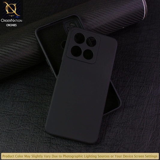 OnePlus Ace Racing Cover - Black - ONation Silica Gel Series - HQ Liquid Silicone Elegant Colors Camera Protection Soft Case