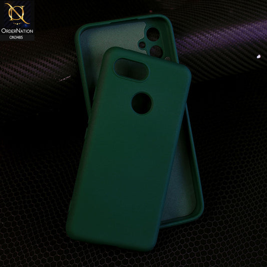 Google Pixel 3 - Dark Green - ONation Silica Gel Series - HQ Liquid Silicone Elegant Colors Camera Protection Soft Case