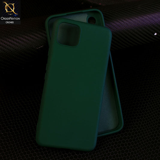 Google Pixel 4 XL - Dark Green - ONation Silica Gel Series - HQ Liquid Silicone Elegant Colors Camera Protection Soft Case