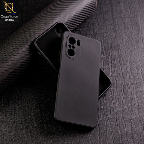 Xiaomi Redmi K40 Pro Cover - Black - HQ Liquid Silicone Elegant Colors Camera Protection Soft Case ( Fast Delivery )