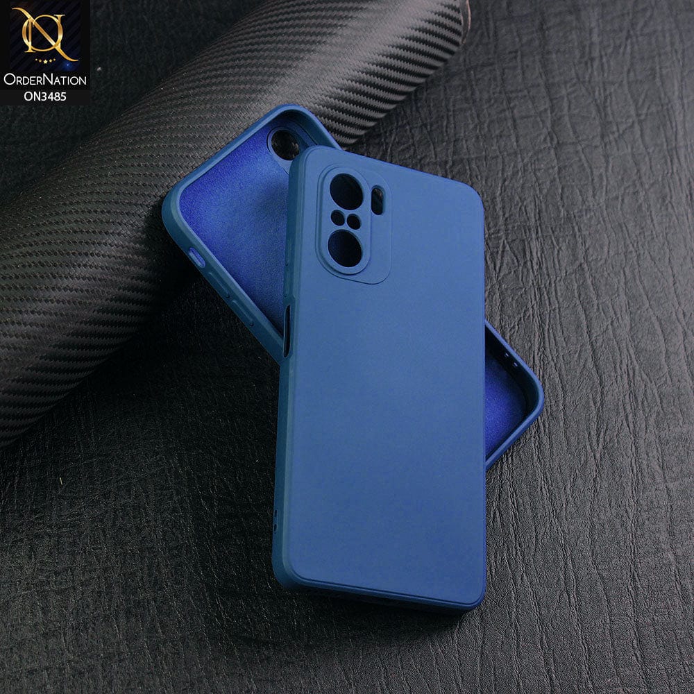 Xiaomi Mi 11X Pro Cover - Blue - ONation Silica Gel Series - HQ Liquid Silicone Elegant Colors Camera Protection Soft Case