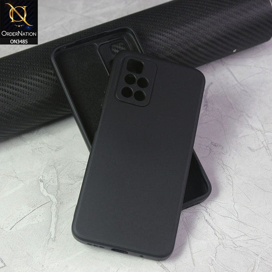 Xiaomi Redmi 10 2022 Cover - Black - ONation Silica Gel Series - HQ Liquid Silicone Elegant Colors Camera Protection Soft Case
