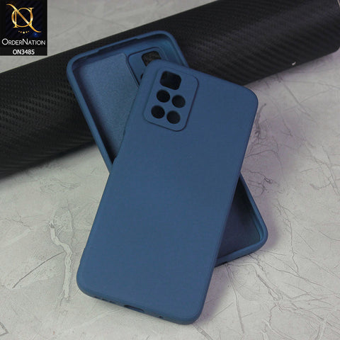 Xiaomi Redmi 10 2022 Cover - Blue - ONation Bold Series - HQ Liquid Silicone Elegant Colors Camera Protection Soft Case ( Fast Delivery )