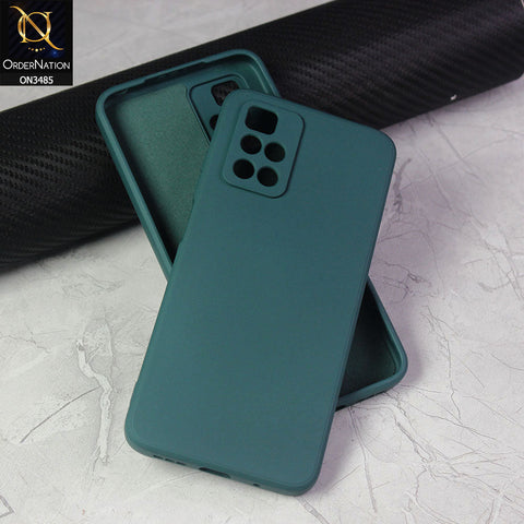 Xiaomi Redmi 10 2022 Cover - Dark Green - ONation Bold Series - HQ Liquid Silicone Elegant Colors Camera Protection Soft Case ( Fast Delivery )