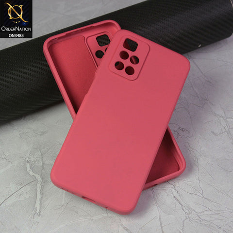 Xiaomi Redmi 10 Prime Cover - Red - ONation Bold Series - HQ Liquid Silicone Elegant Colors Camera Protection Soft Case ( Fast Delivery )