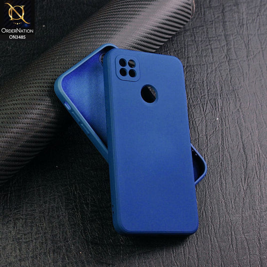 Xiaomi Redmi 9C Cover - Blue - ONation Silica Gel Series - HQ Liquid Silicone Elegant Colors Camera Protection Soft Case