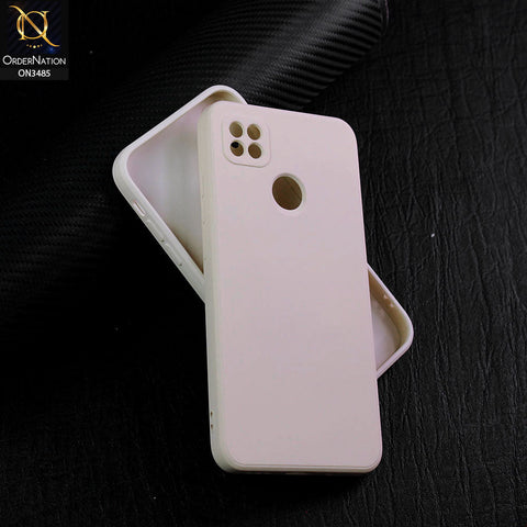 Xiaomi Redmi 9C Cover - Off-White (Not Pure White) - ONation Bold Series - HQ Liquid Silicone Elegant Colors Camera Protection Soft Case ( Fast Delivery )