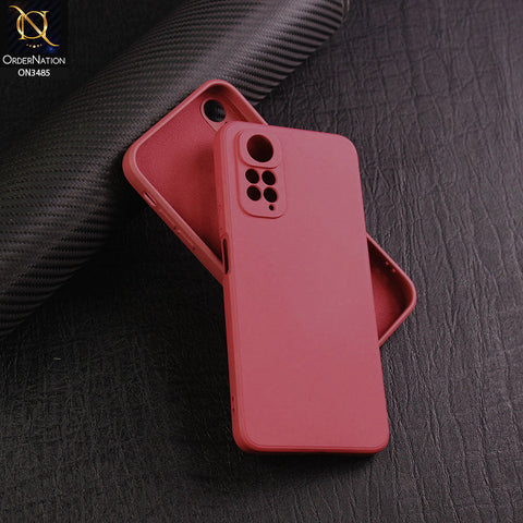 Xiaomi Redmi Note 11 Pro Cover - Red - ONation Bold Series - HQ Liquid Silicone Elegant Colors Camera Protection Soft Case ( Fast Delivery )