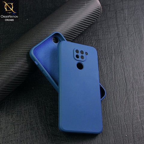 Xiaomi Redmi 10X 4G Cover - Blue - ONation Silica Gel Series - HQ Liquid Silicone Elegant Colors Camera Protection Soft Case