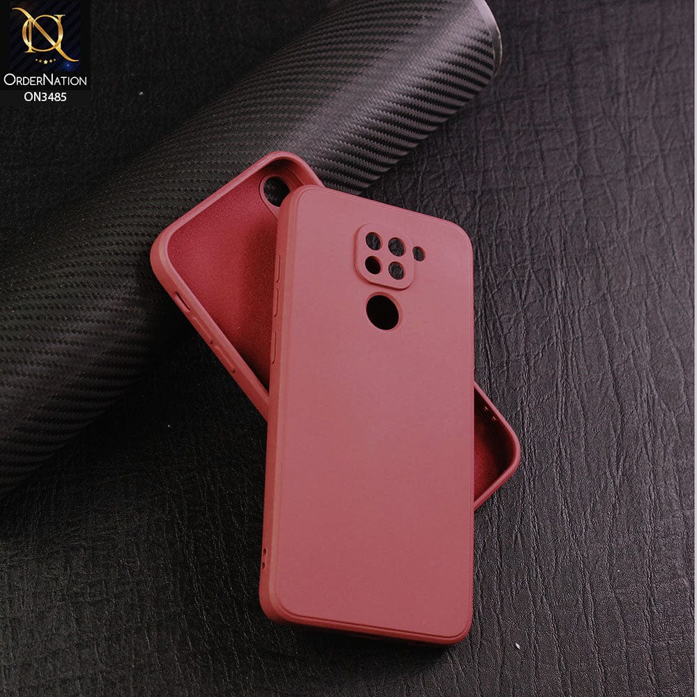 Xiaomi Redmi 10X 4G Cover - Red - ONation Silica Gel Series - HQ Liquid Silicone Elegant Colors Camera Protection Soft Case