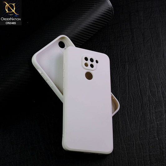 Xiaomi Redmi 10X 4G Cover - Off-White (Not Pure White) - ONation Silica Gel Series - HQ Liquid Silicone Elegant Colors Camera Protection Soft Case