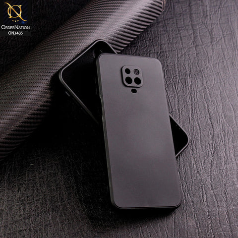 Xiaomi Redmi Note 9 Pro Cover - Black - ONation Bold Series - HQ Liquid Silicone Elegant Colors Camera Protection Soft Case ( Fast Delivery )