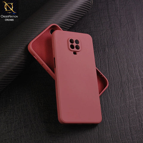 Xiaomi Redmi Note 9S Cover - Red - ONation Bold Series - HQ Liquid Silicone Elegant Colors Camera Protection Soft Case ( Fast Delivery )