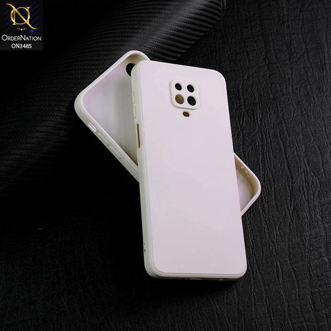 Xiaomi Poco M2 Pro Cover - Off-White (Not Pure White) - ONation Bold Series - HQ Liquid Silicone Elegant Colors Camera Protection Soft Case ( Fast Delivery )
