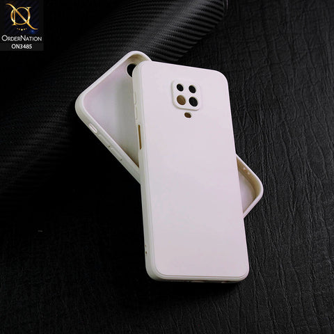 Xiaomi Redmi Note 9 Pro Cover - Off-White (Not Pure White) - ONation Bold Series - HQ Liquid Silicone Elegant Colors Camera Protection Soft Case ( Fast Delivery )